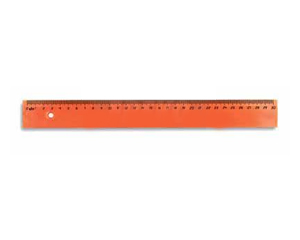 Linels 30cm, krsains, plastikta